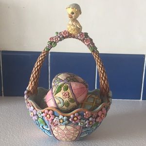 Jim Shore “Biddie Basket”